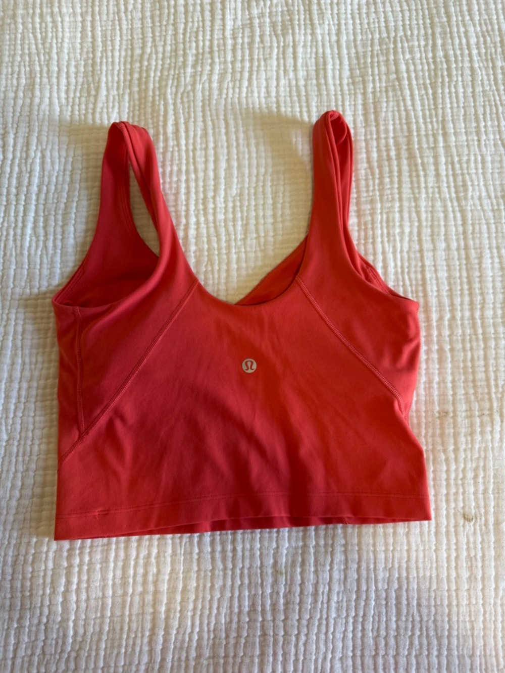 LuluLemon Align Coral Padded Tank Top - Picture 2 of 2